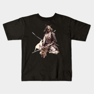 Soul of the Vintage Samurai: A Timeless Warrior's Journey Kids T-Shirt